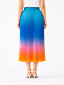 Azure Ombre Pleated Skirt - Pre Order