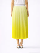 Lemon Stripe Pleated Skirt - Pre Order