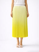 Lemon Stripe Pleated Skirt - Pre Order